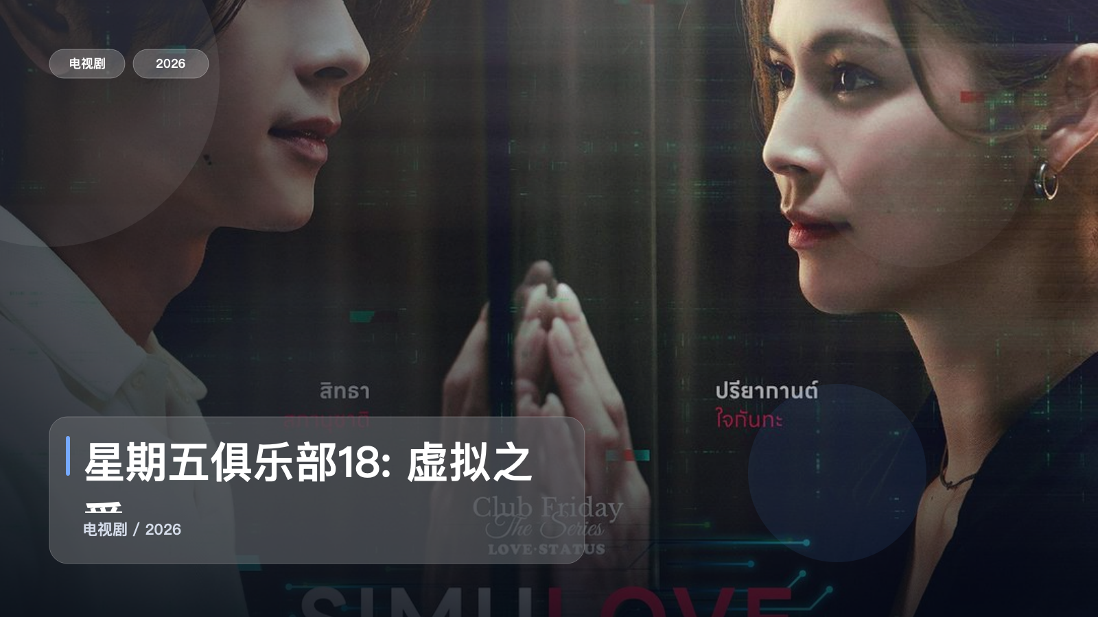 星期五俱乐部18: 虚拟之爱