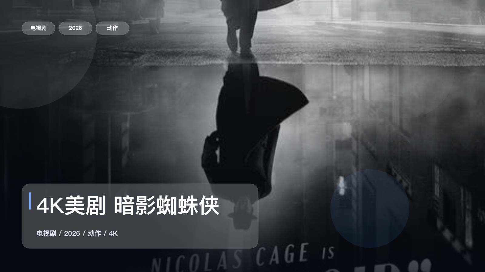 4K美剧 暗影蜘蛛侠